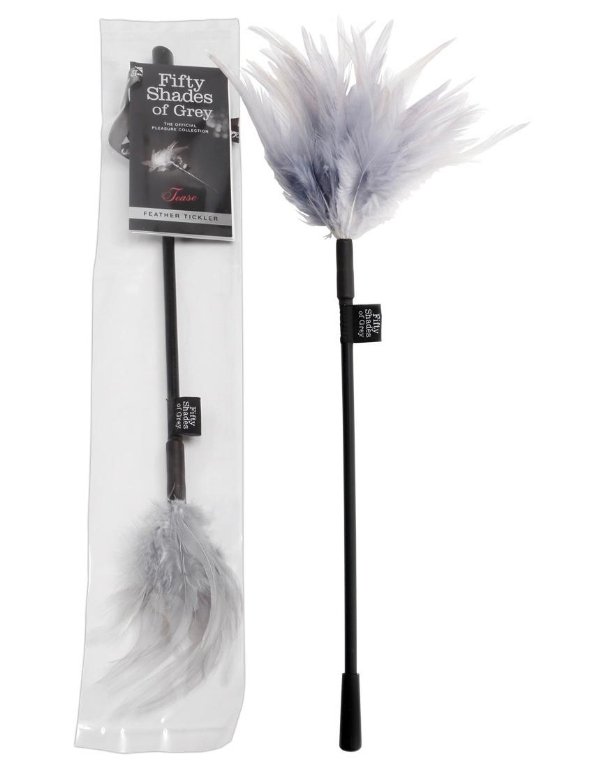 Тиклер Fifty Shades of Grey Sweet Anticipation, красно-черный 83675 - Fifty Shades Of Grey - Пуховые - Купить