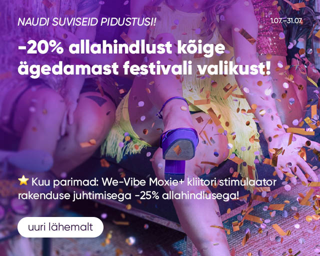 -20% allahindlust kõige ägedamast festivali valikust!