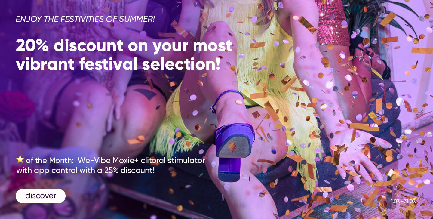 20% discount on your most 
vibrant festival selection!