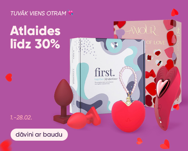 Valentīndienas atlaides līdz 30%