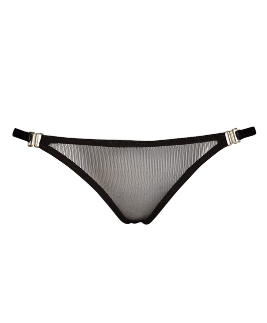 Noir Handmade Black Sheer Thong Sexystyle Eu