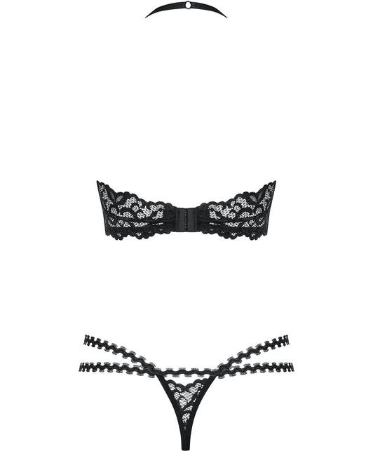 Obsessive Black Lace Two Piece Lingerie Set Sexystyle Eu