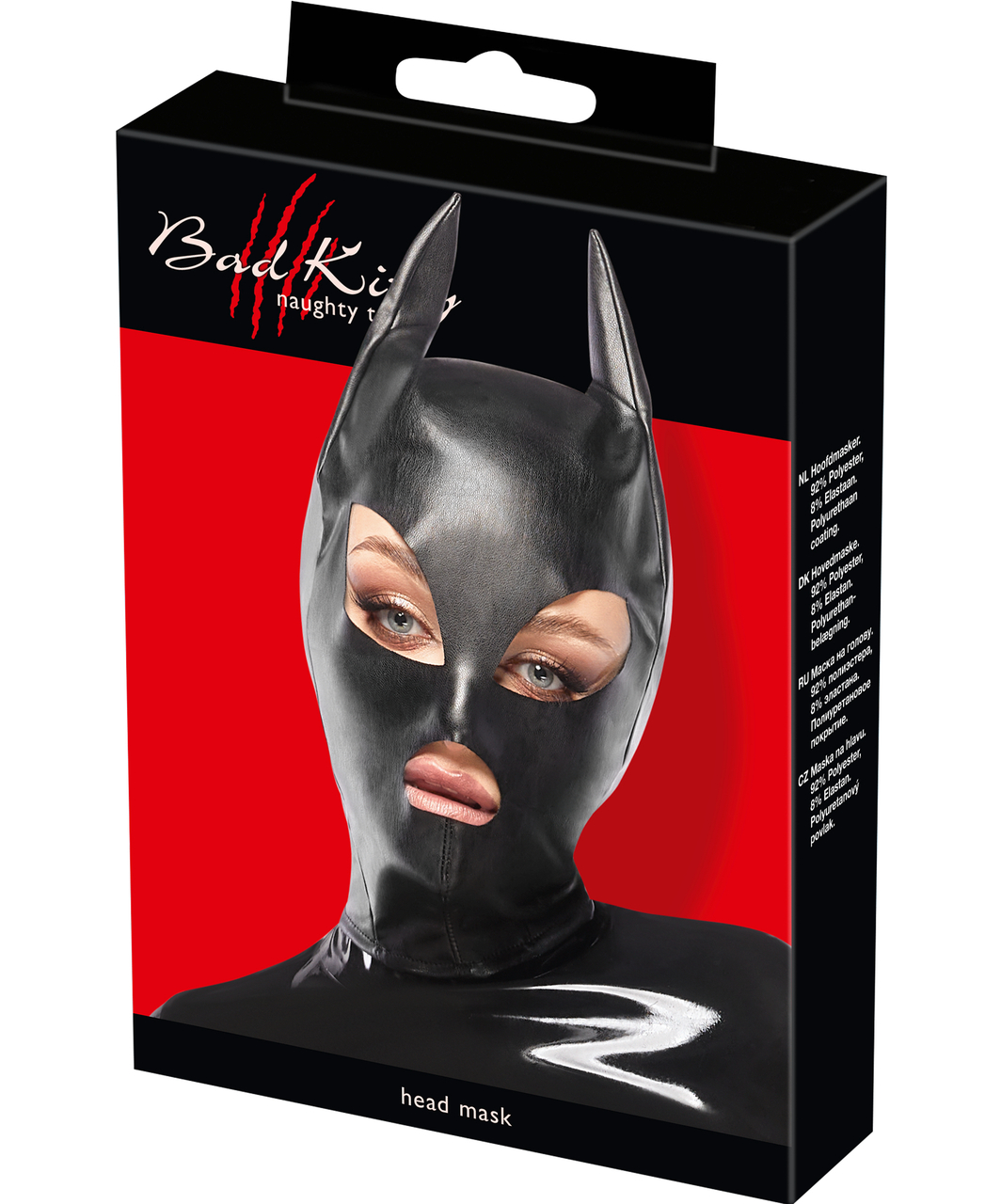 Bad Kitty kunstnahast mask kõrvadega