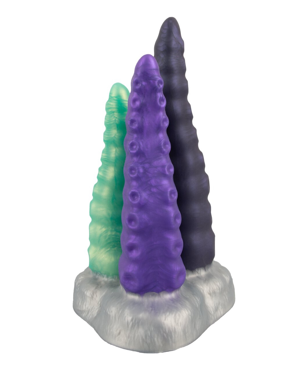 Beasty Cocks Triple Tentacle Fantasy Silicone Dildo