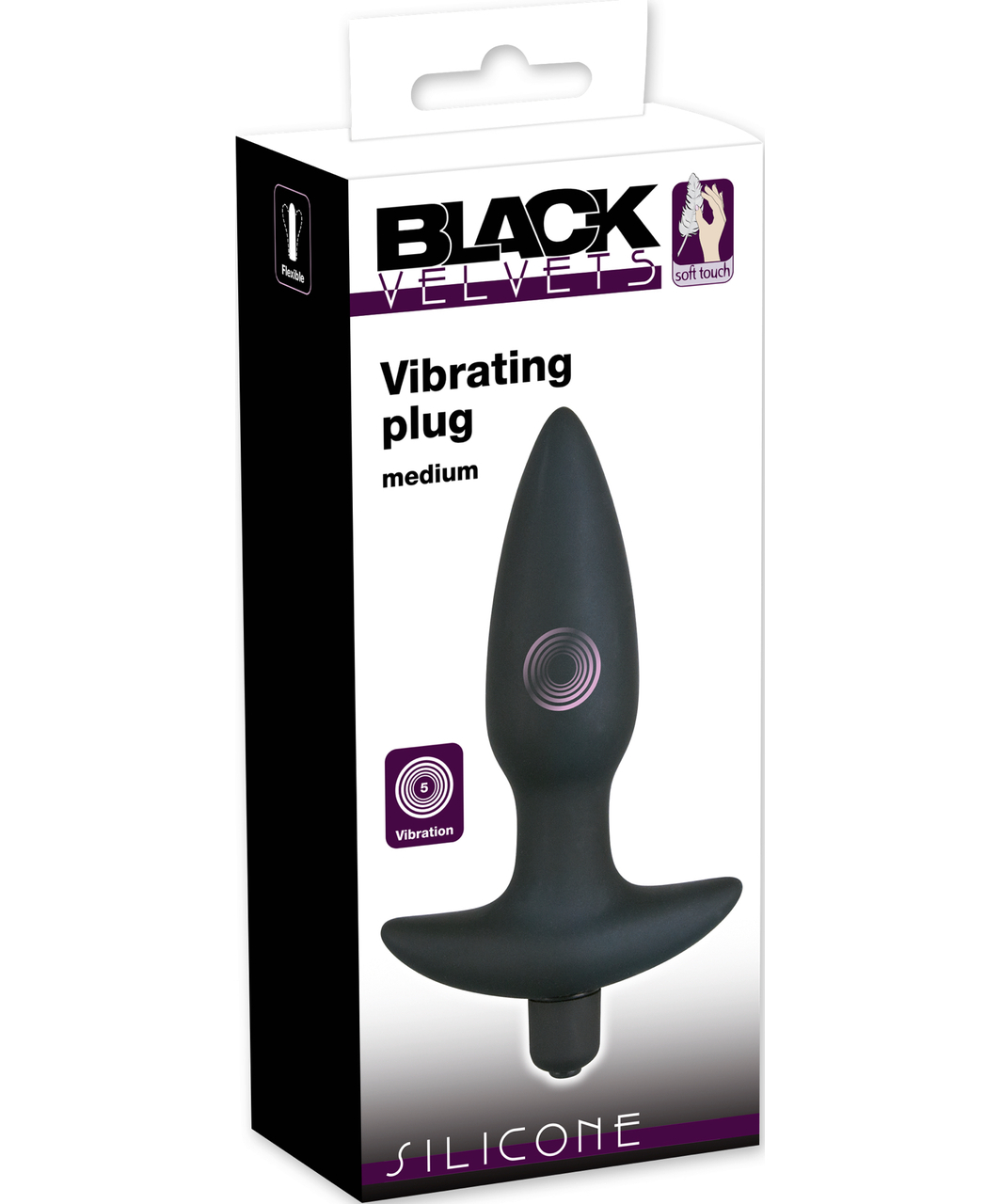 Black Velvets Vibrating Plug anaalvibraator