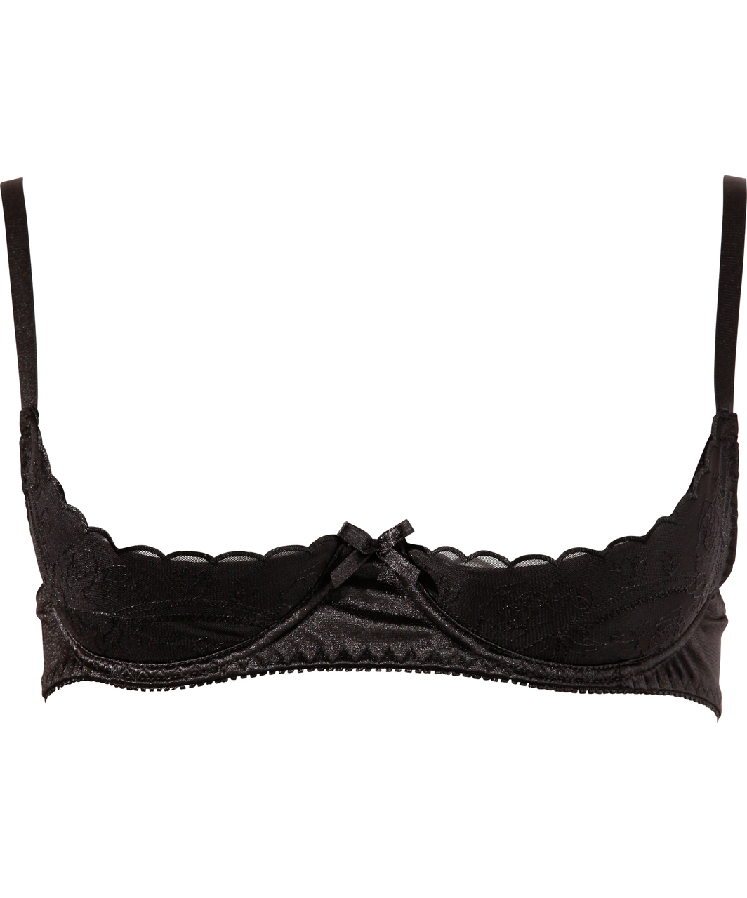 Cottelli Lingerie mustat avoimet rintaliivit