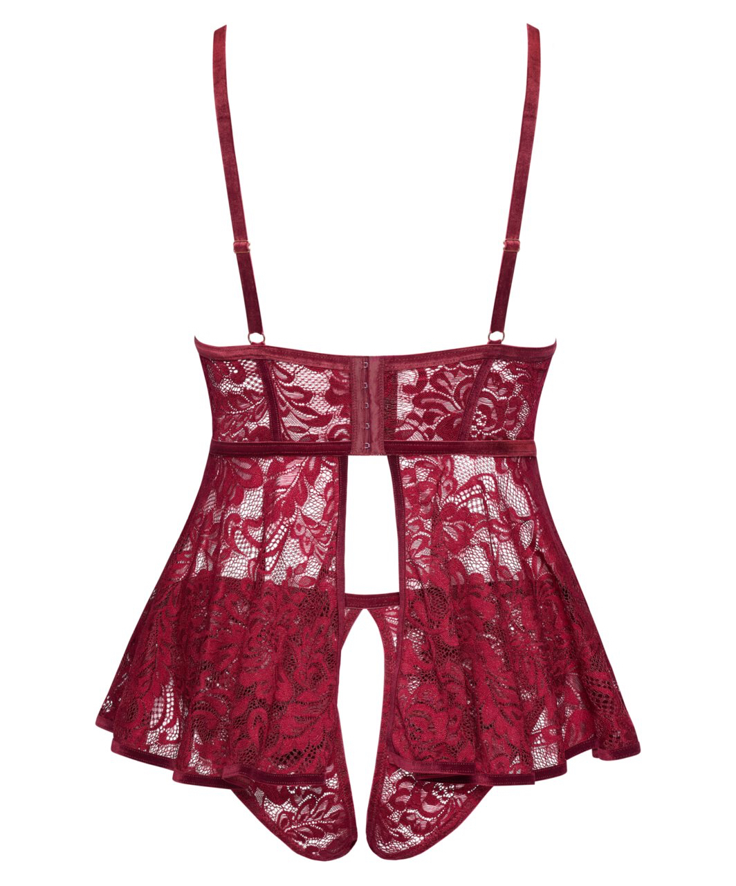 Cottelli Lingerie ruby lace babydoll