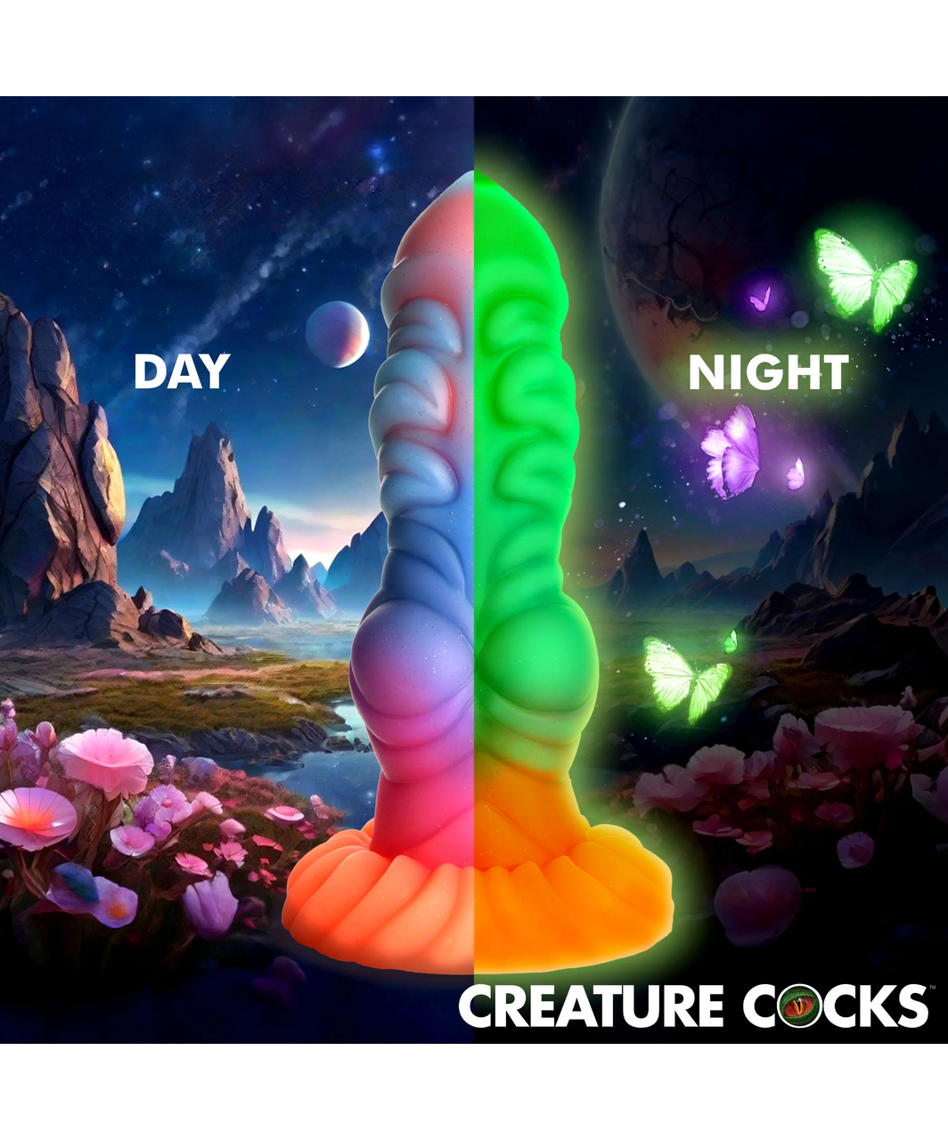 Creature Cocks Alien Invader üleloomulikud silikoonist dildo