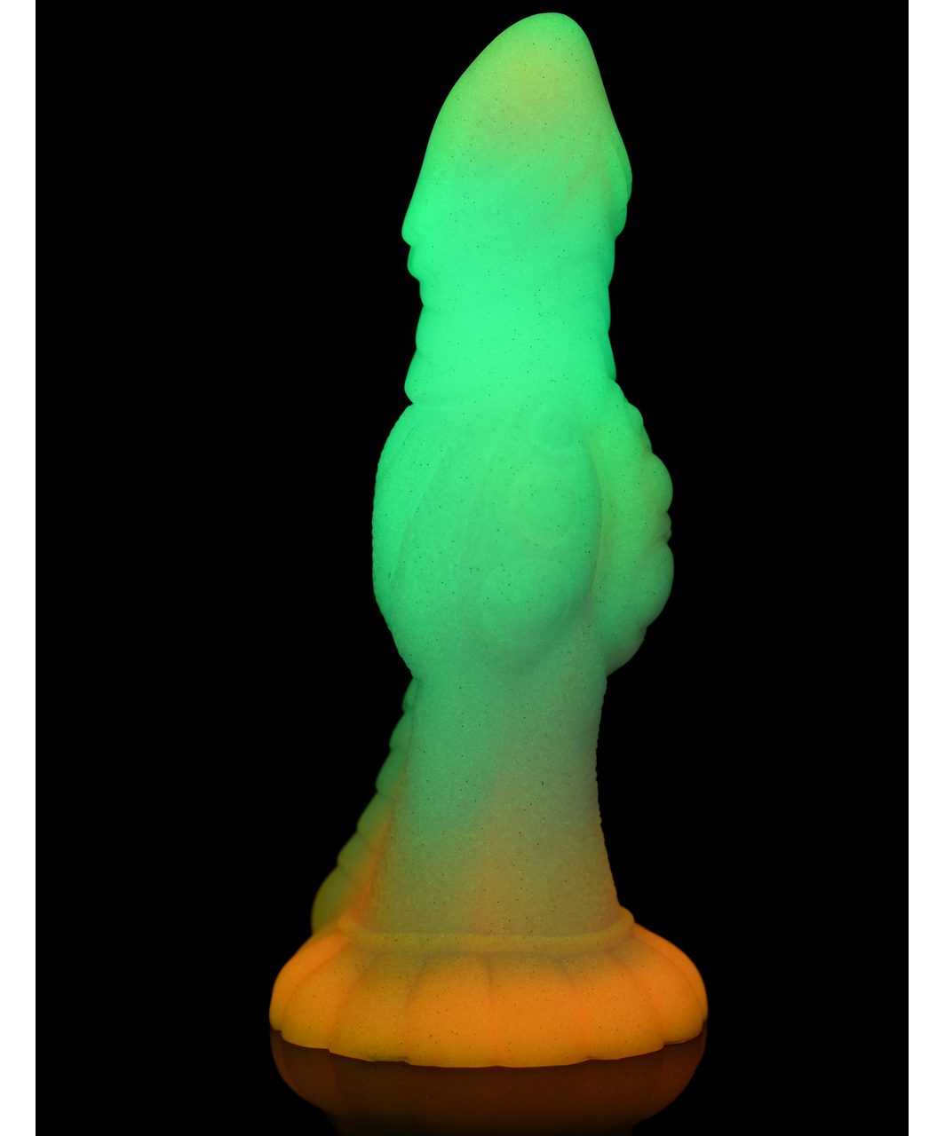 Creature Cocks Galactic pārdabisks tumsā spīdošs silikona dildo