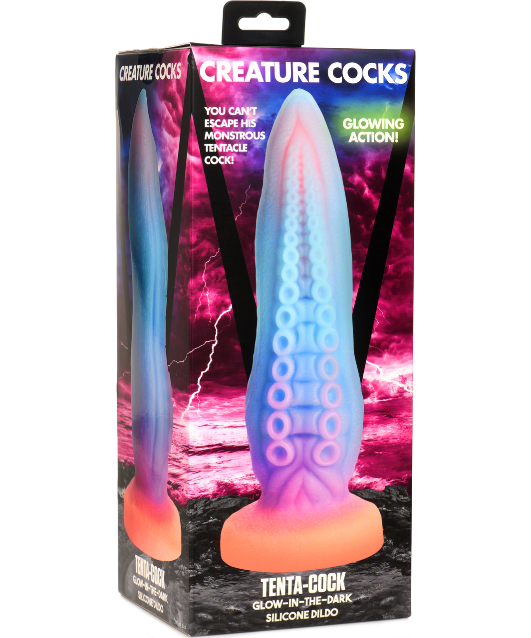 Creature Cocks Tenta-Cock Glow-in-the-Dark Fantasy Silicone Dildo