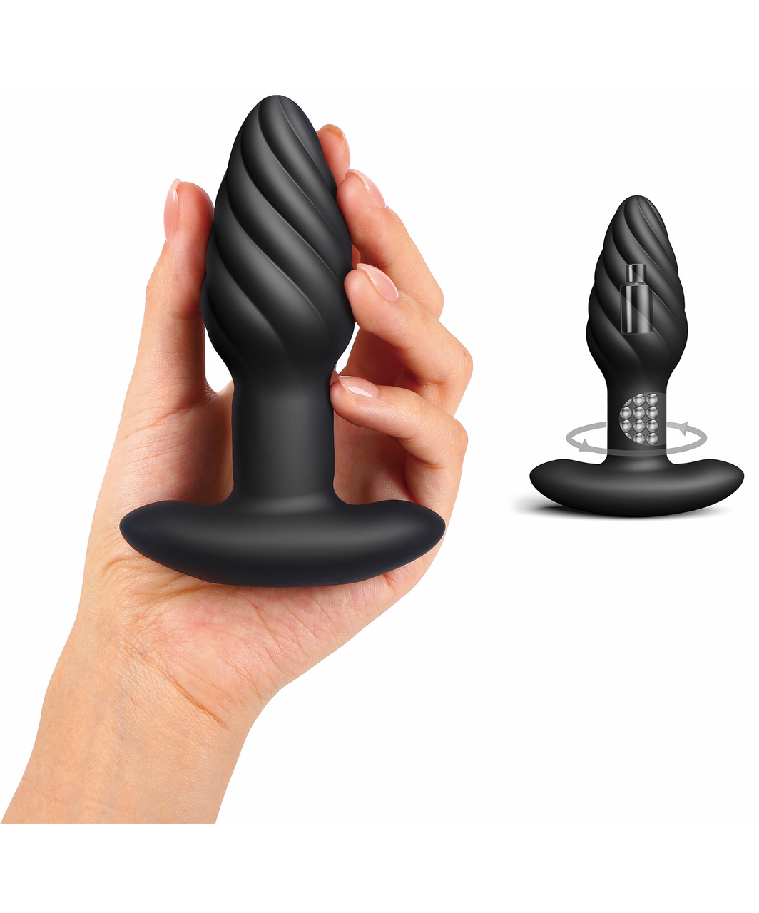 Dorcel Spin Plug rotating anal vibrator with remote control