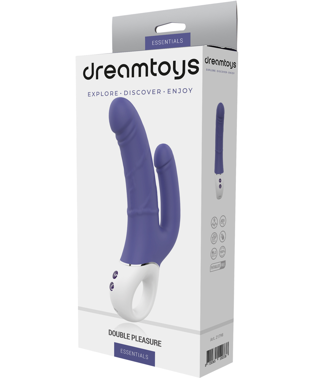 Dreamtoys Double Pleasure dvigubas vibratorius