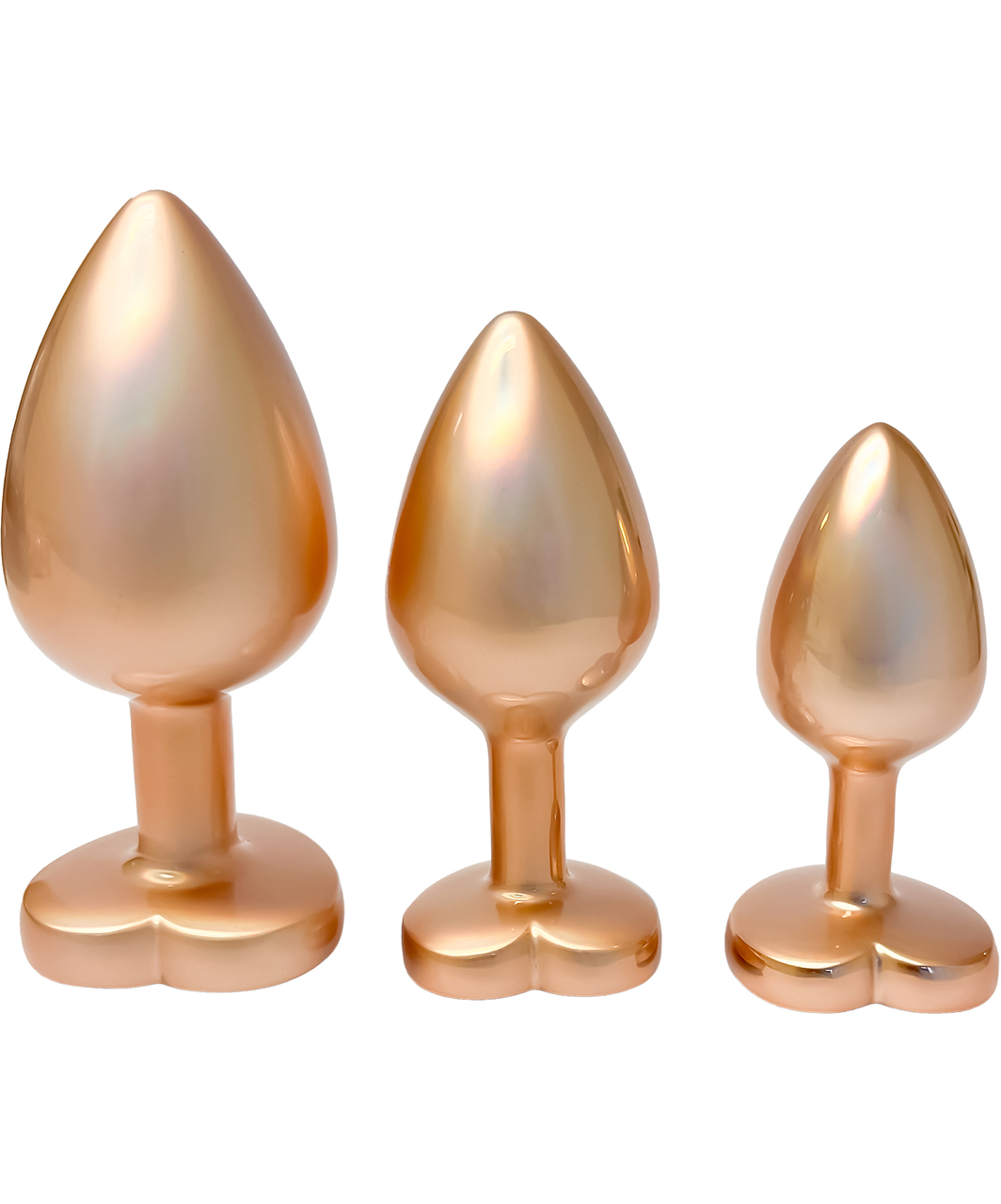 Dreamtoys Pearl Gold metal butt plug