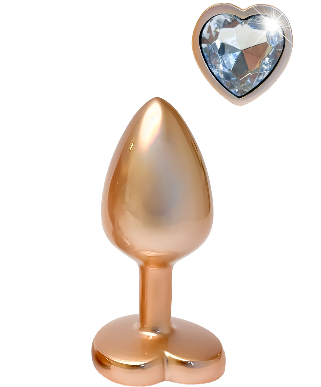 Dreamtoys Pearl Gold metal butt plug