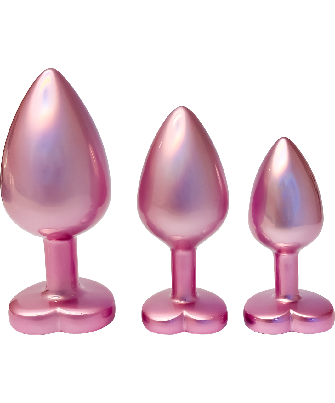 Dreamtoys Metalowy korek do pośladków Pearl Pink