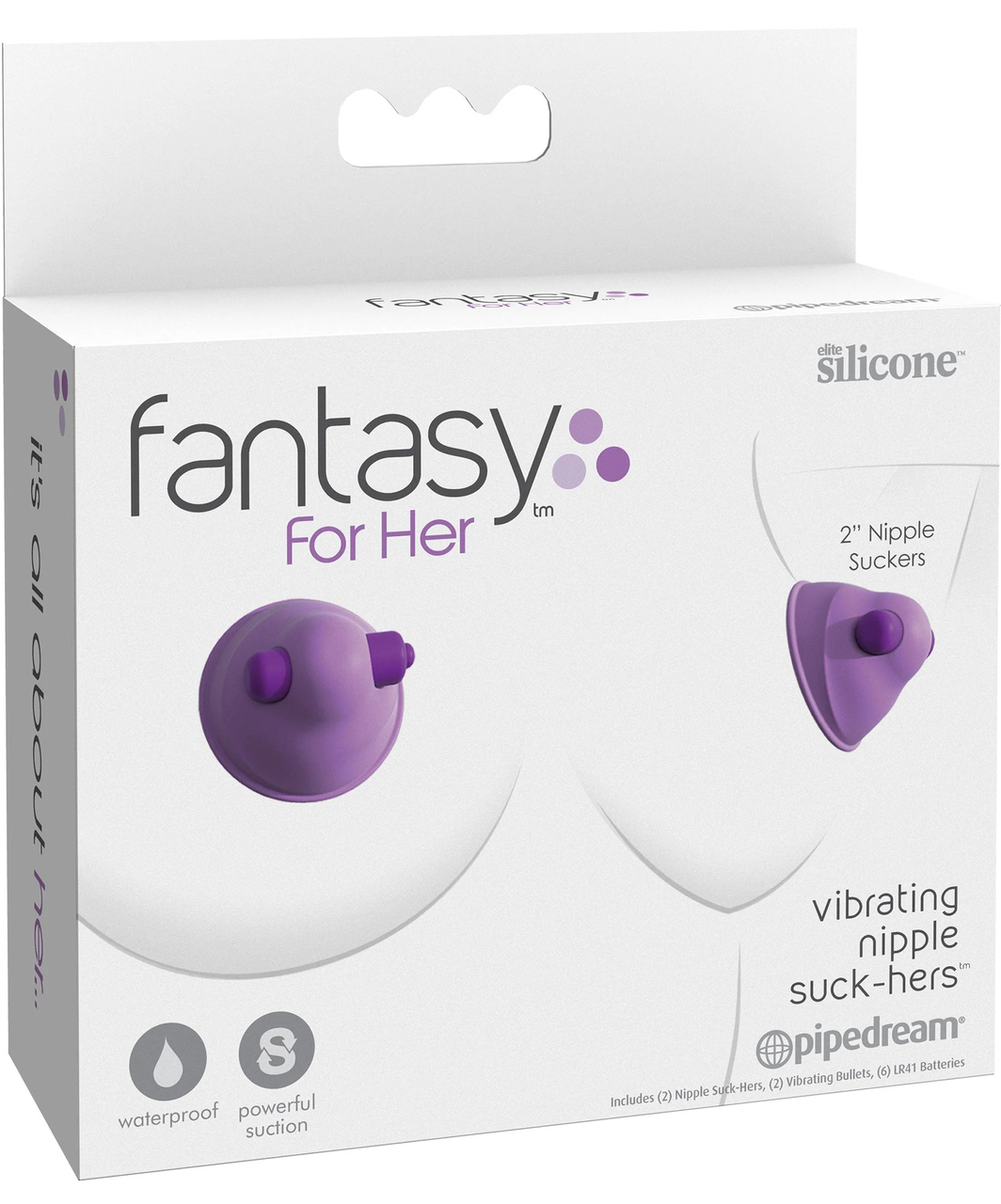 Fantasy For Her Vibrating Nipple Suck-Hers