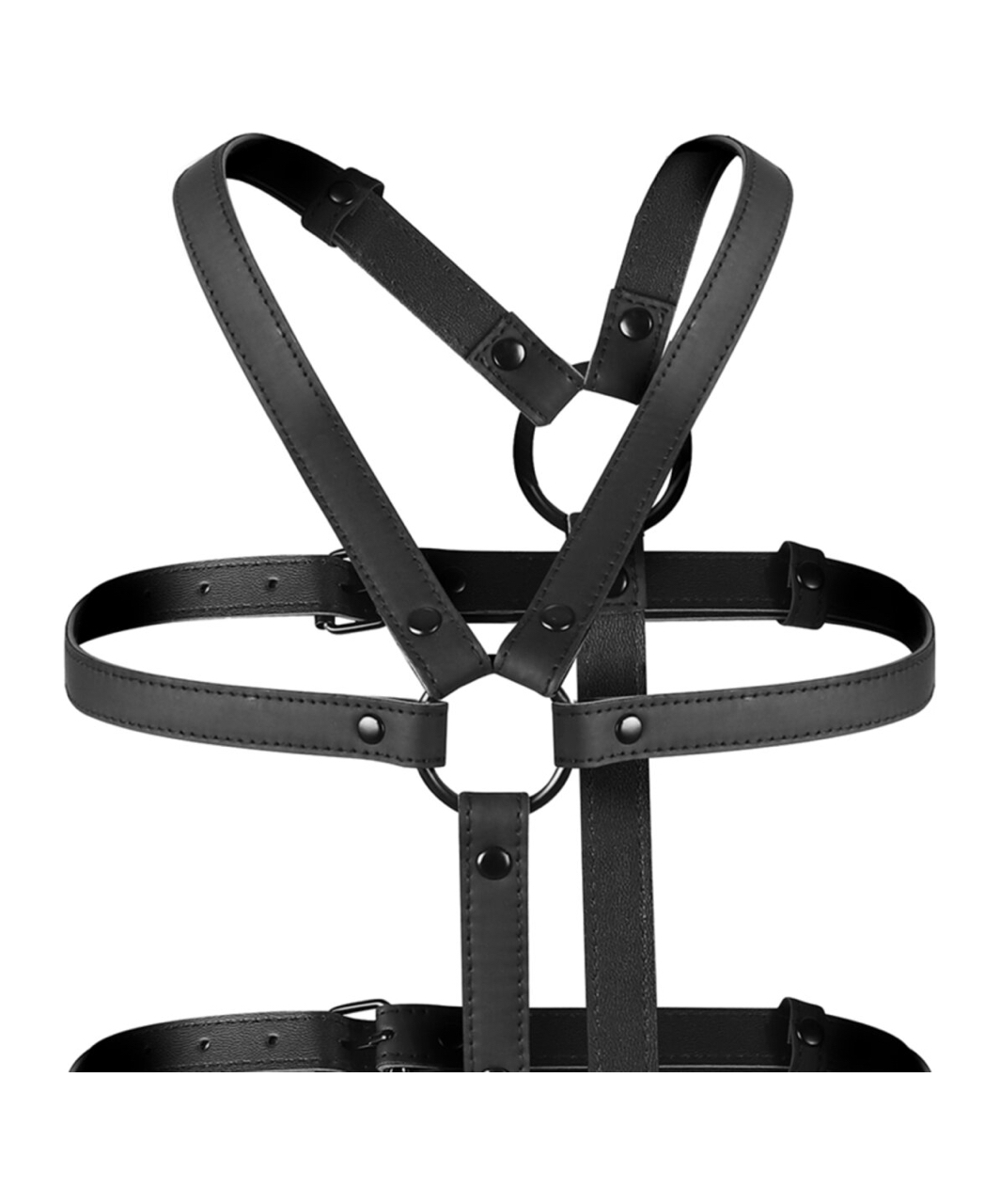 Darkness leatherette restraint harness