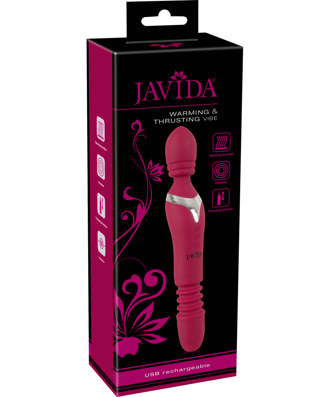 Javida Warming & Thrusting dvigubas vibratorius