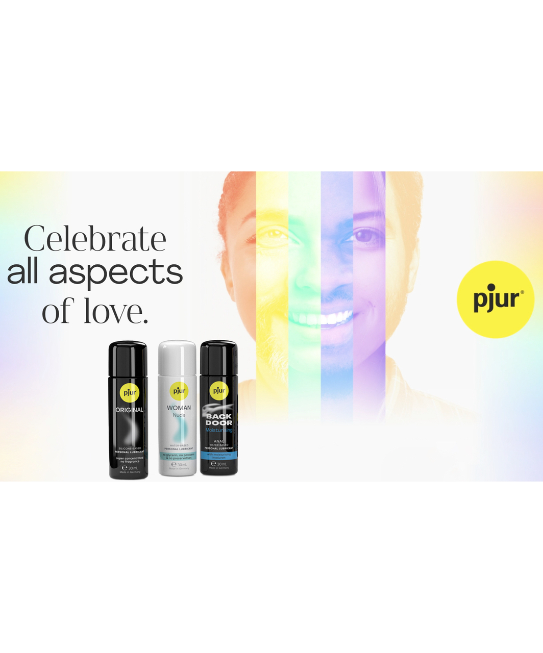 pjur Pride Box Selection Of Most Beloved Lubricants (3 x 30 ml)