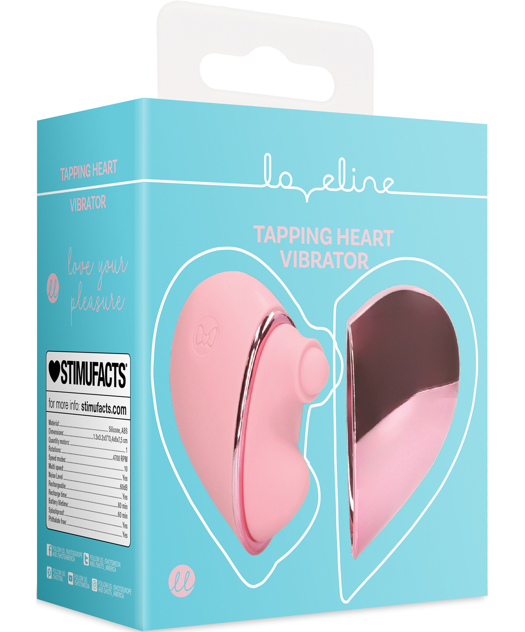 Loveline Tapping Heart minivibrators