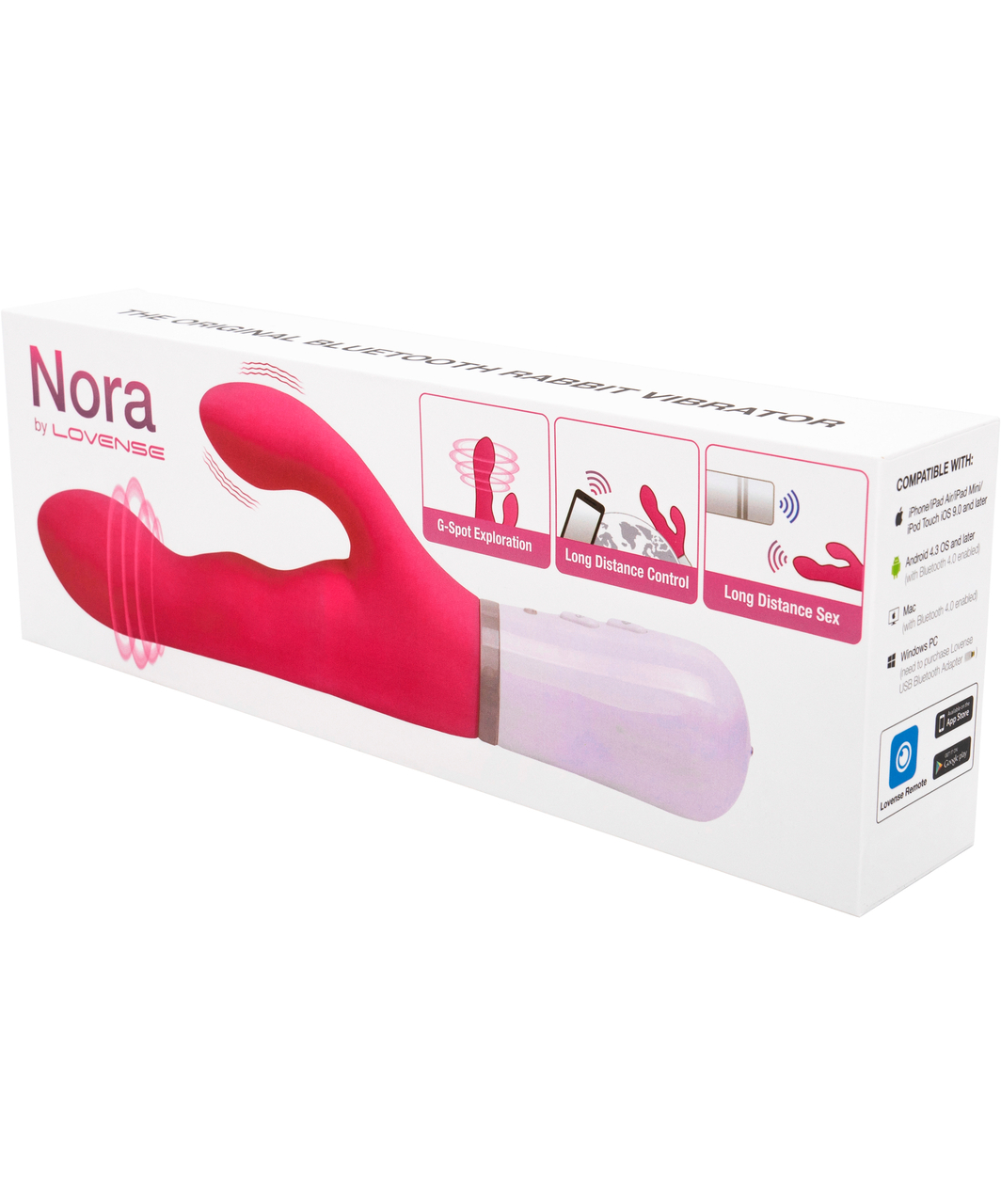 Lovense Nora app-controlled rabbit vibrator - SEXYSTYLE.eu