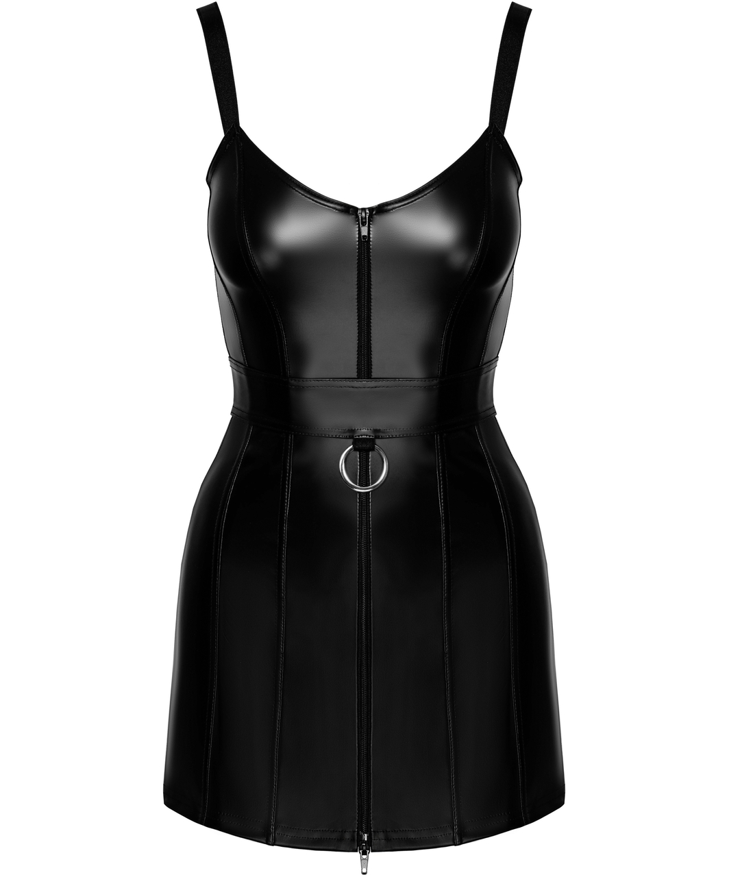 Noir Handmade ProjectFetish F320 juoda mini suknelė