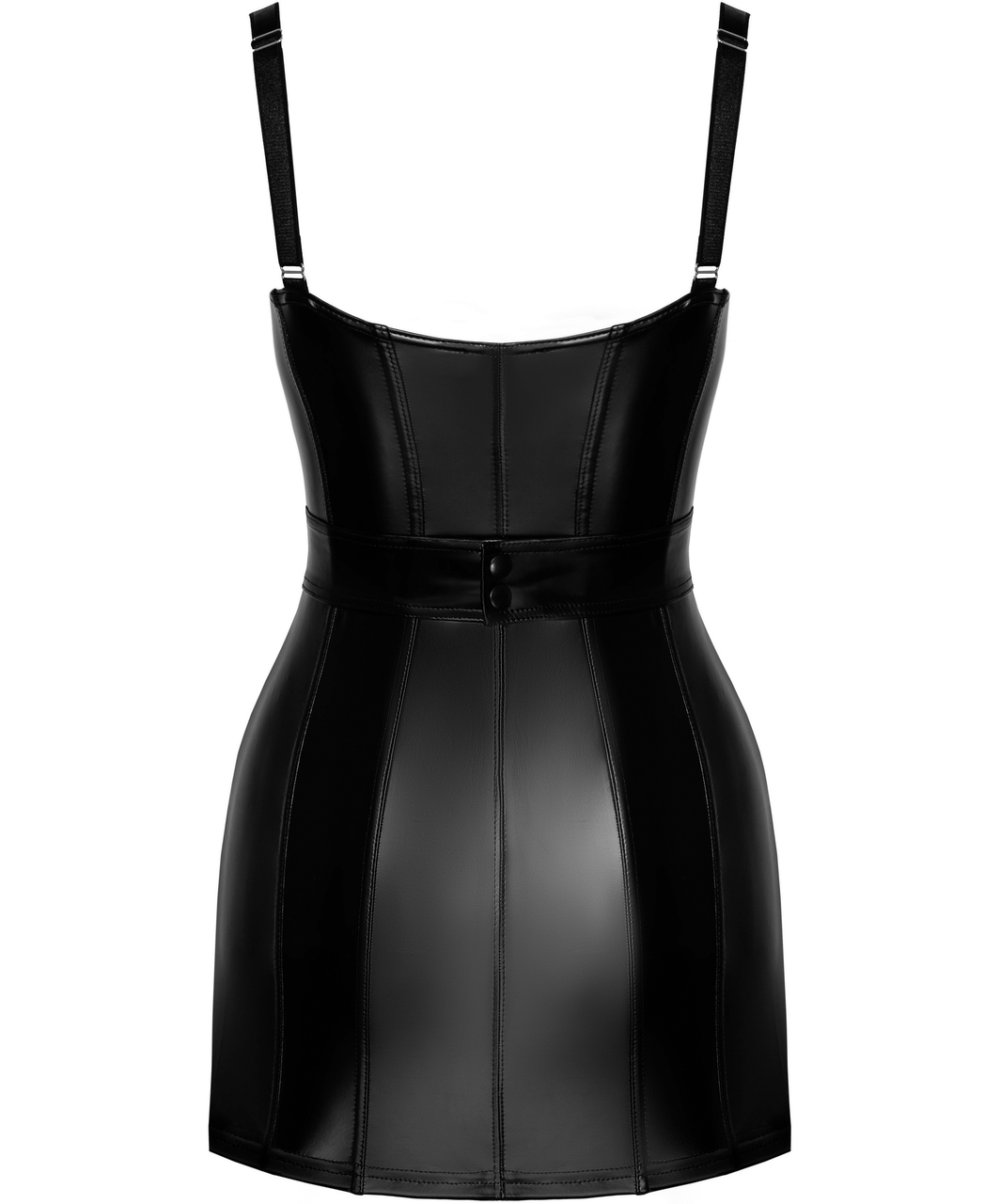 Noir Handmade ProjectFetish F320 black mini dress