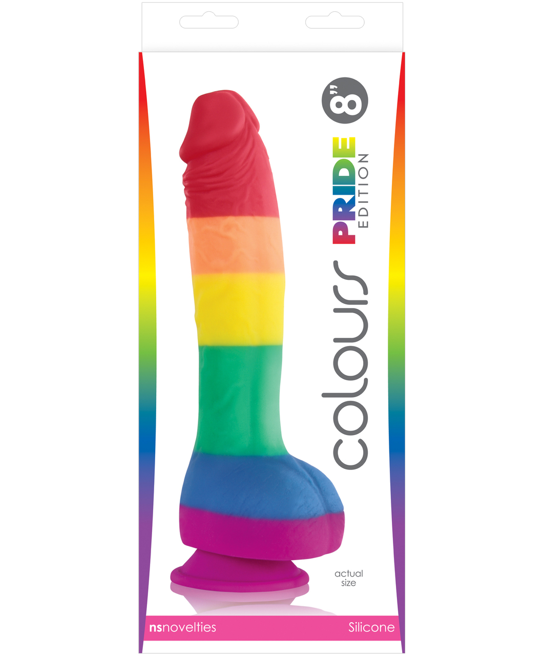 NS Novelties Colours Pride Edition 8 inch silikona dildo