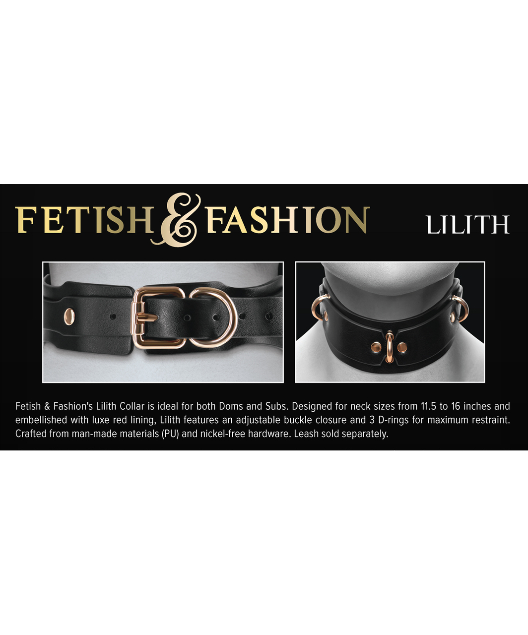 NS Novelties Fetish & Fashion Lilith Collar