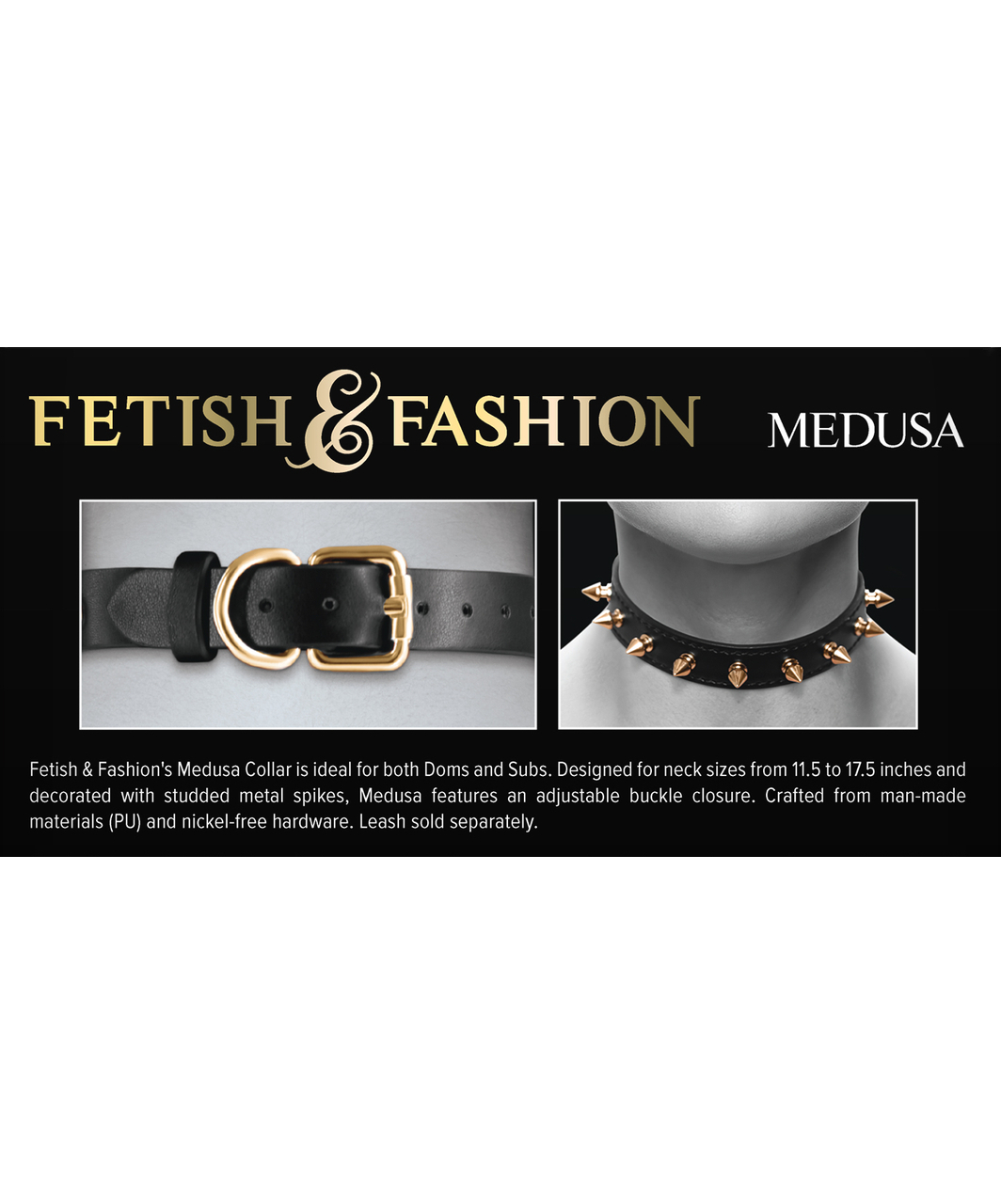 NS Novelties Fetish & Fashion Medusa Collar