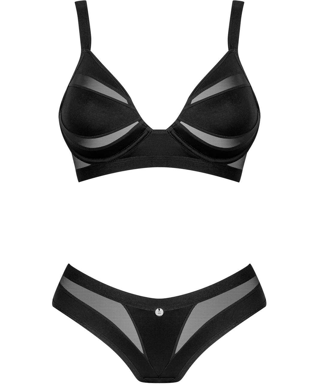 Obsessive Chic Amoria black lingerie set