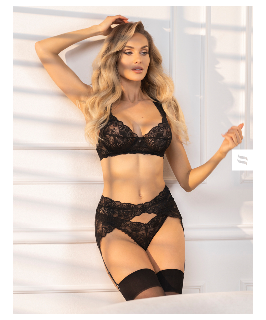 Obsessive Donna Dream black lace lingerie set