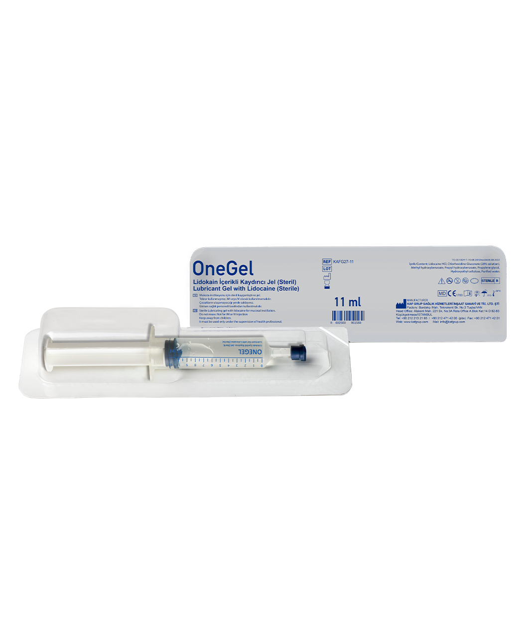 OneGel steriili anestesia-voidegeeli (11 ml)