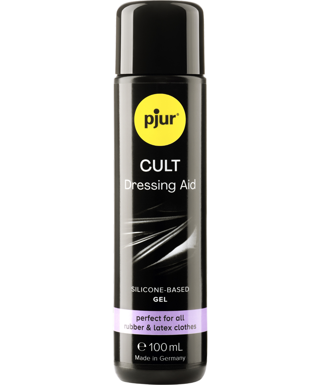 pjur Cult Dressing Aid gelis latekso drabužiams (100 ml)