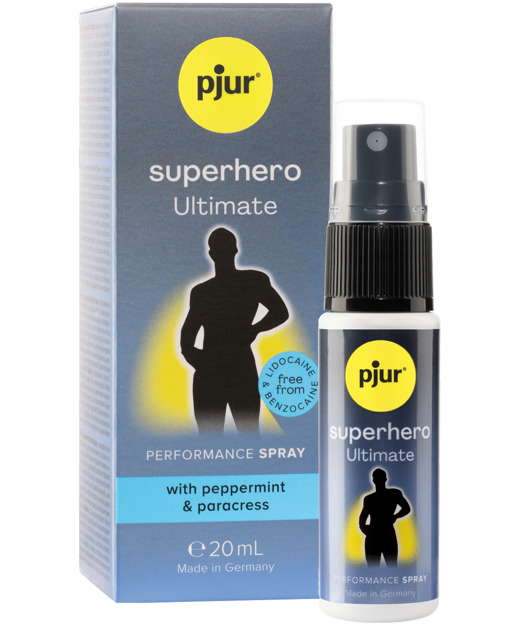 pjur Superhero Ultimate viivituspihusti (20 ml)