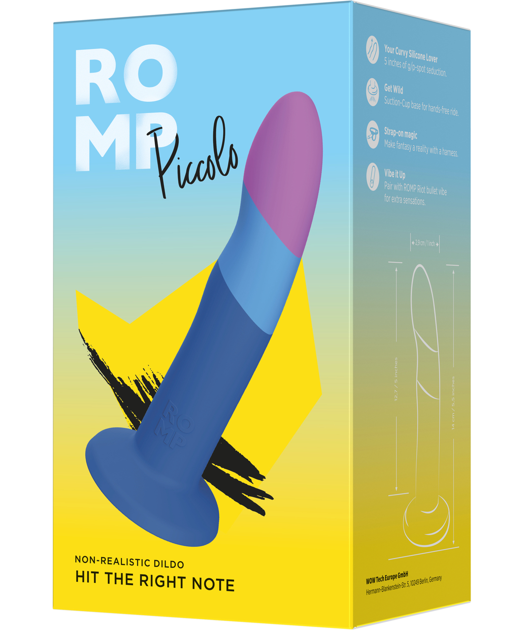 Romp Piccolo silicone dildo