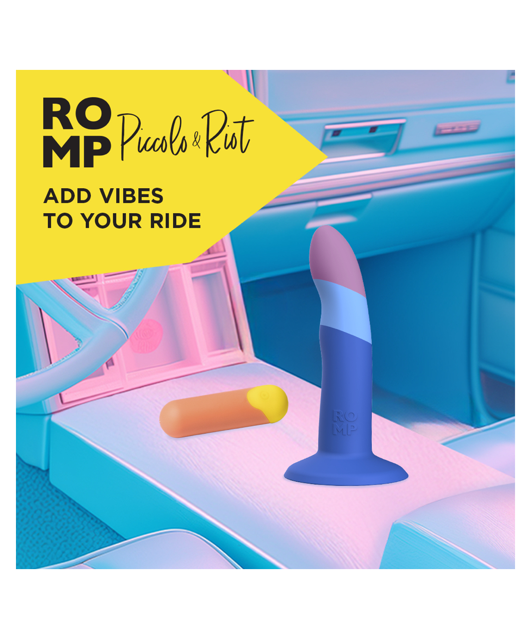 Romp Piccolo silicone dildo