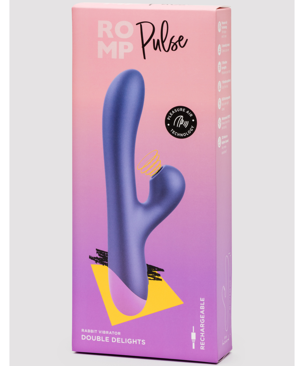 Romp Pulse Pleasure Air Rabbit Vibrator