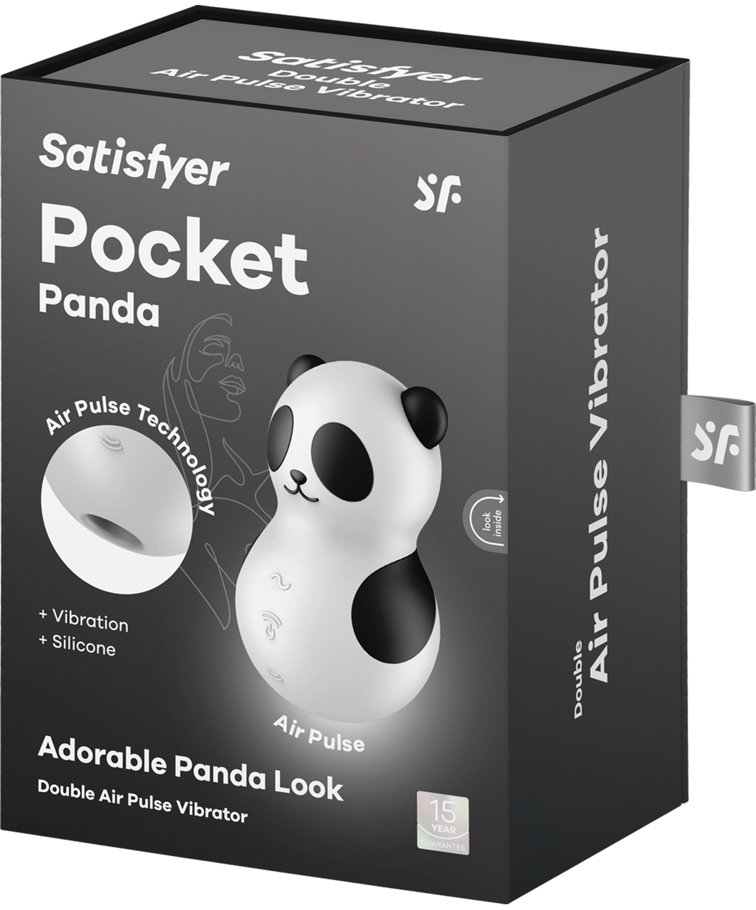 Satisfyer Pocket Panda Air Pulse klitorio stimuliatorius