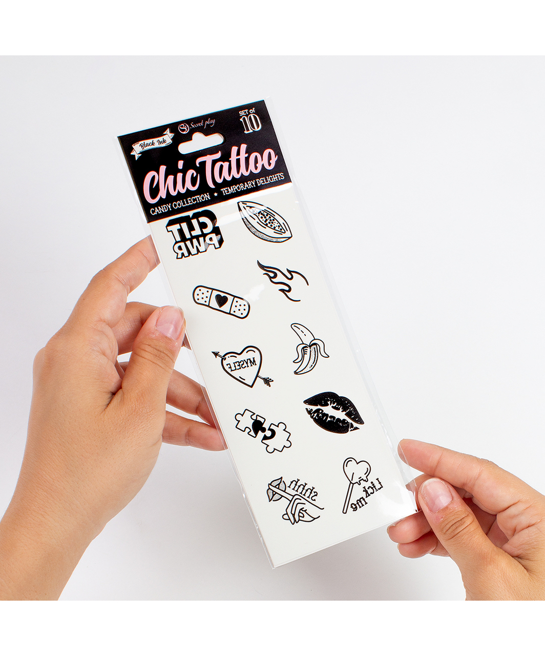 Secret Play Candy Collection Temporary Tattoos (10 pcs)