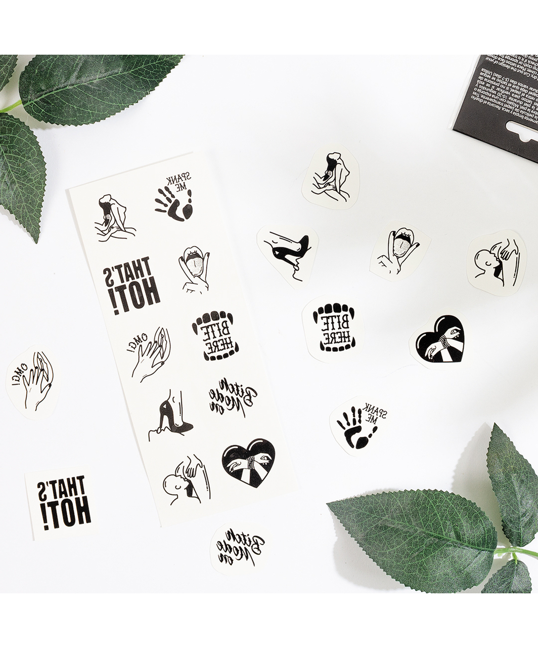 Secret Play Kinky Collection Temporary Tattoos (10 pcs)