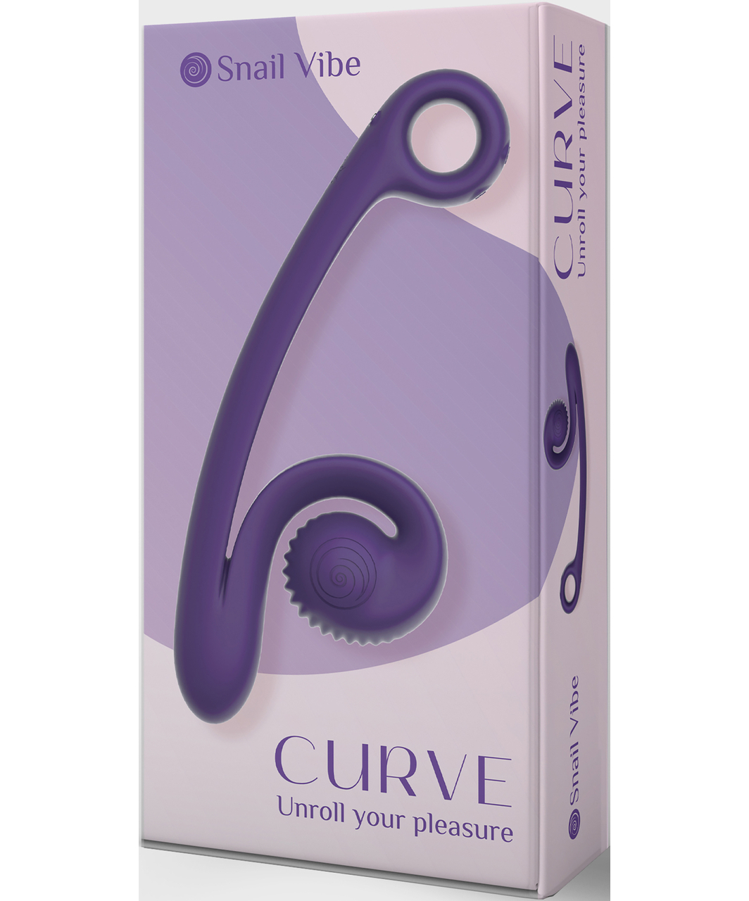 Snail Vibe Curve Slide'n'Roll Dual vibraator