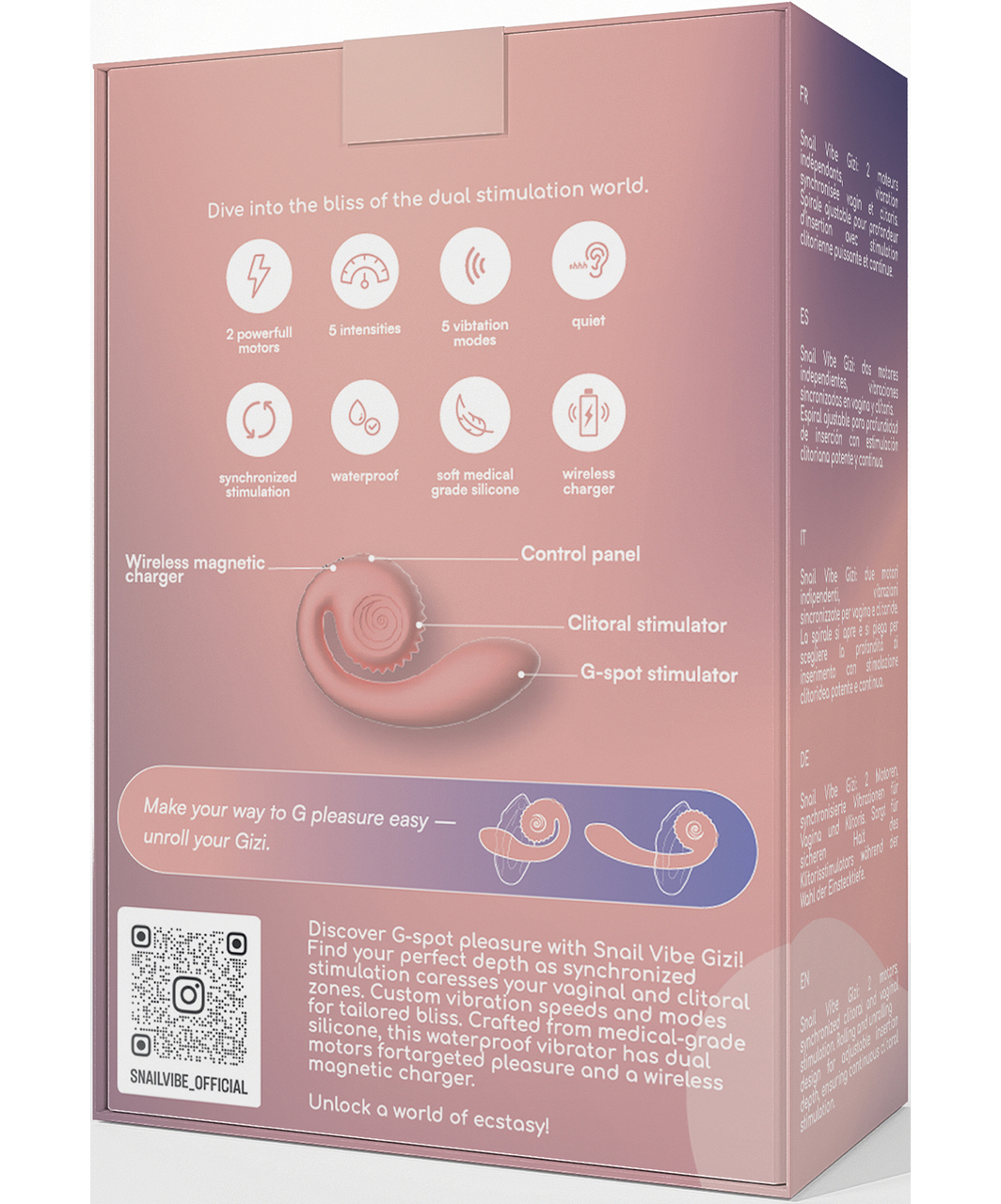 Snail Vibe Gizi vibrators