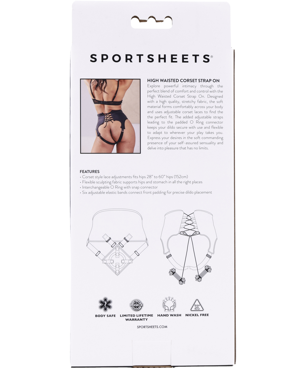 Sportsheets strap-on korsetjosta