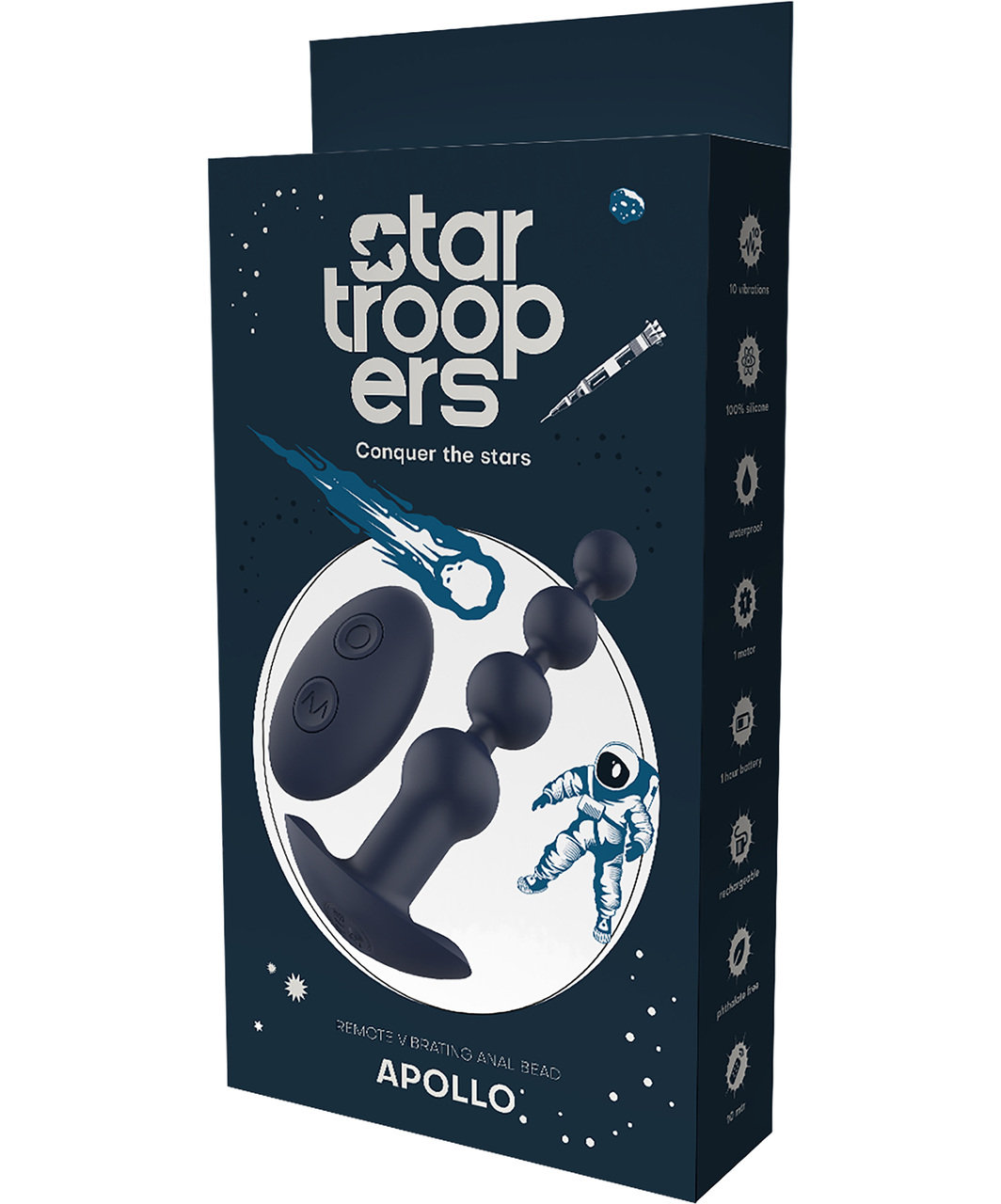 StarTroopers Apollo Remote Control Vibrating Anal Beads