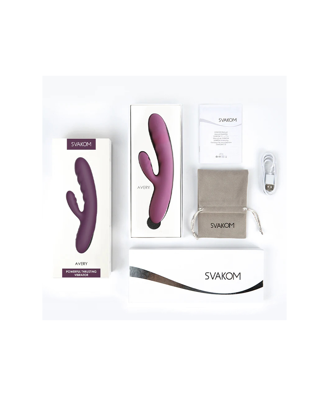 Svakom Avery Thrusting Rabbit Vibrator