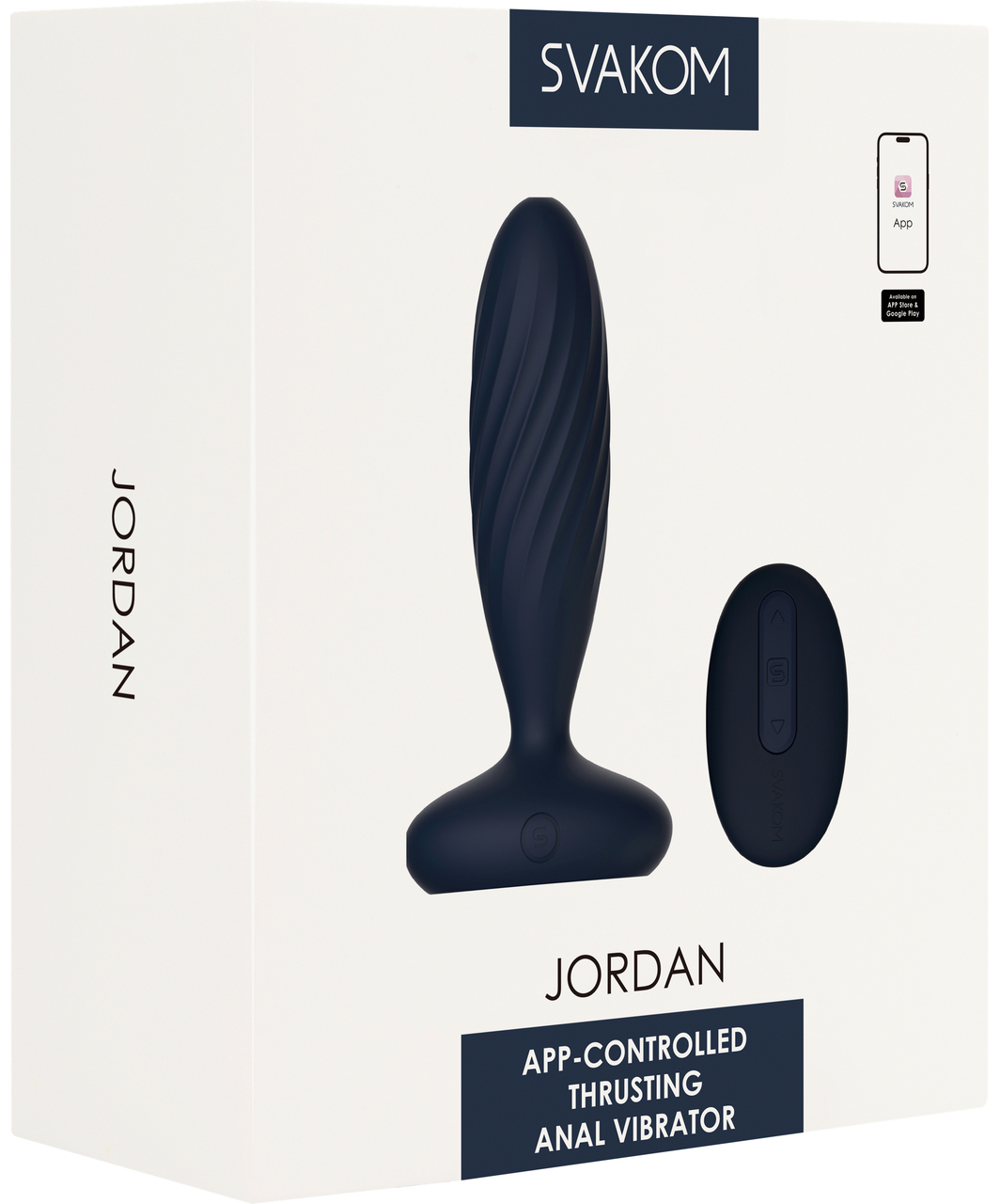 Svakom Jordan Remote & App-controlled Thrusting Anal Vibrator