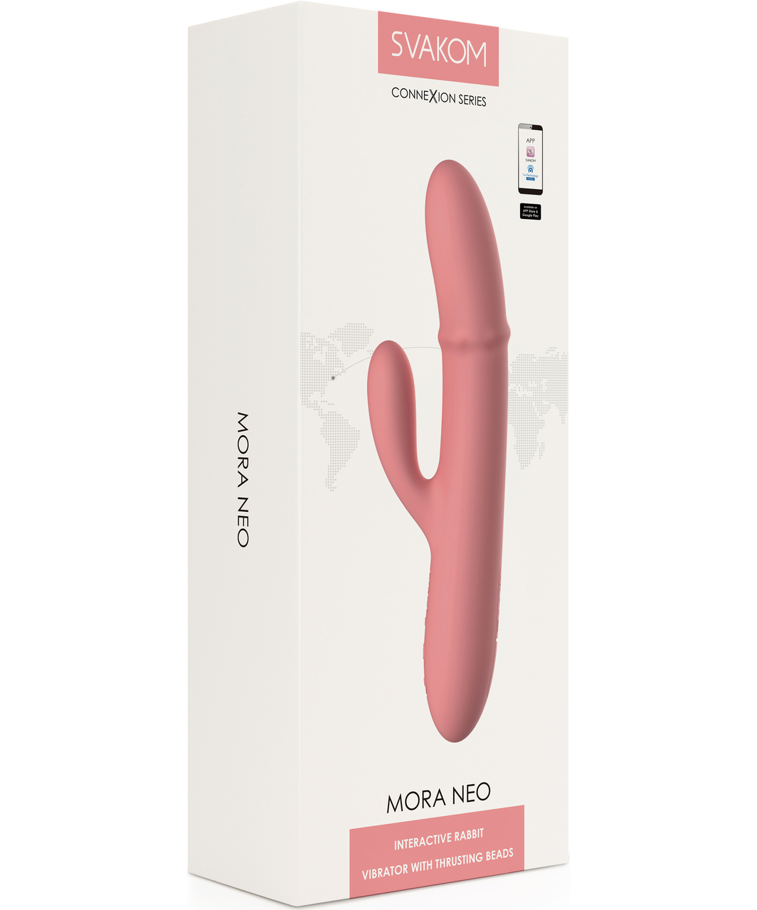 Svakom Mora Neo Interactive Rabbit Vibrator with Thrusting Beads