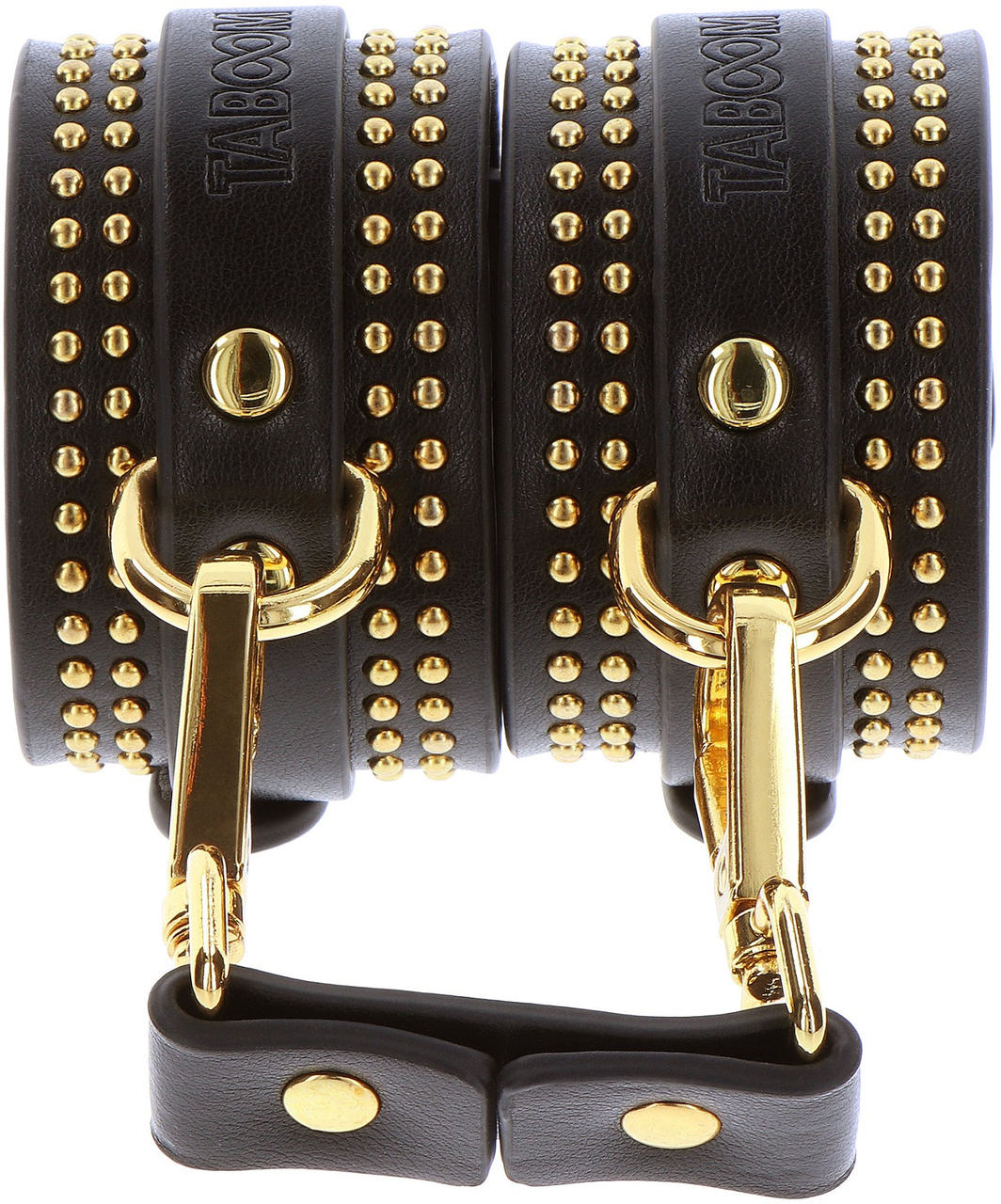 Taboom Vogue leatherette studded ankle cuffs