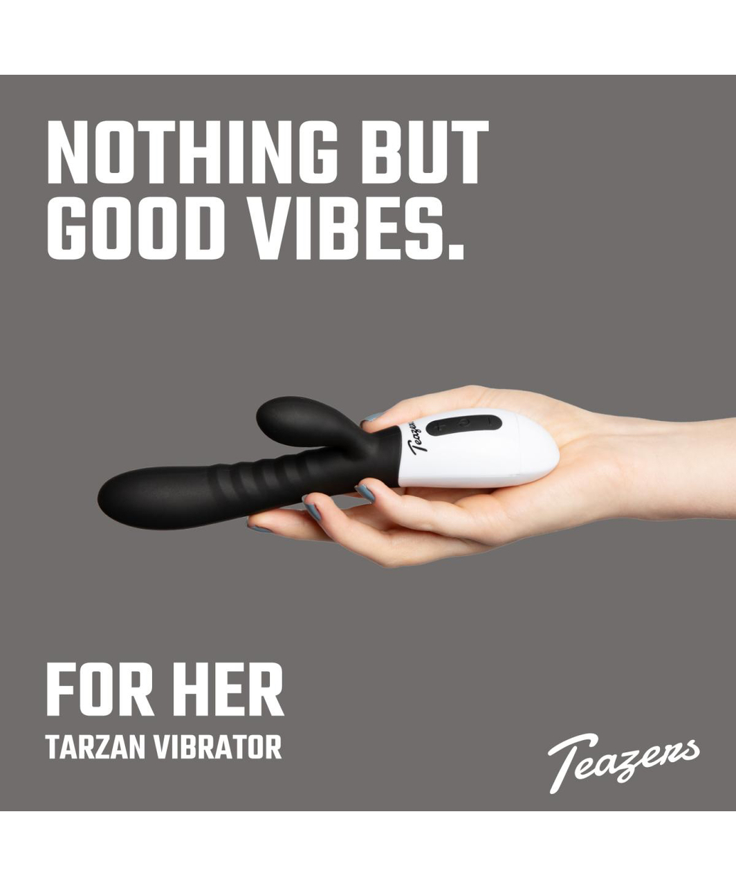 Teazers Tarzan vibrators ar klitora stimulatoru